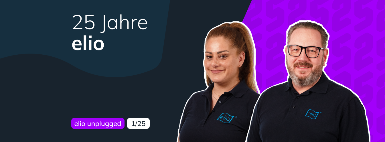 Sascha Vorderstemann und Lina Noah erzählen von den Anfängen der elio GmbH.