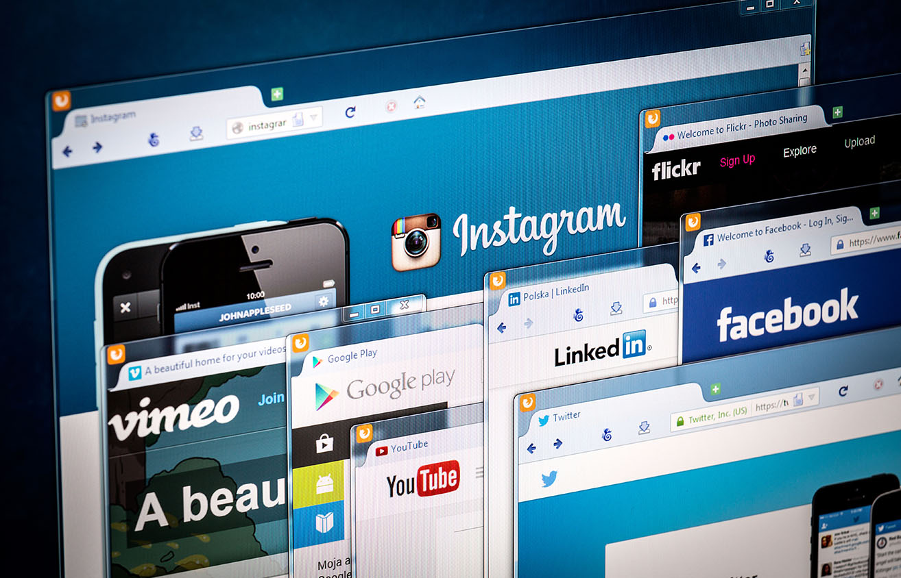 Social Media-Visualisierung Visualisierung von verschiedenen Social Media Plattformen
